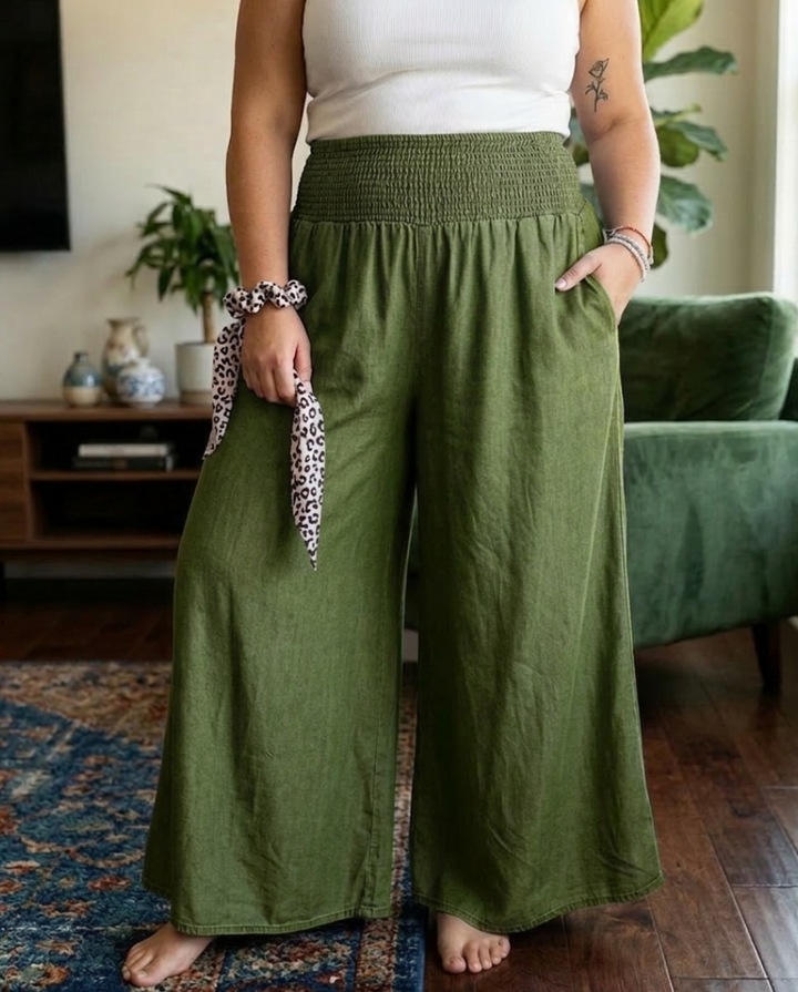 Reina - Comfy Wide-Leg Trousers